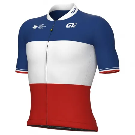 ALE Groupama FDJ Champion France Replica 2023 반팔 져지 3139784088