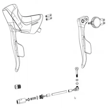 스램 Force Etap AXS D2 왼쪽 예비 부품 키트 3139868771