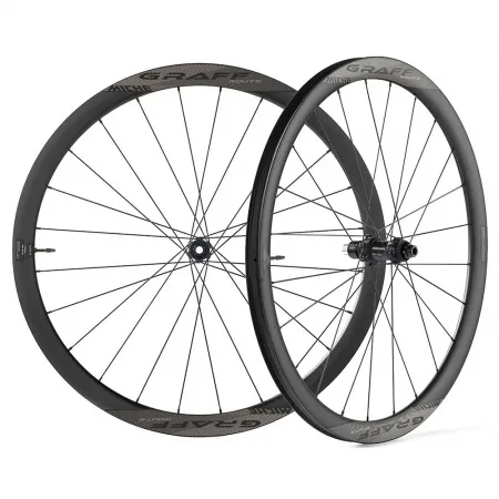 미케 Graff Route 700C Disc 튜블리스 로드 휠 세트 3139871526