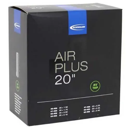 SCHWALBE Air Plus AV7 Standard 40 mm 내부 튜브 3140009124