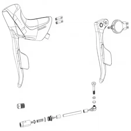 스램 Apex eTap AXS Right 디스크 레버 키트 3140272136