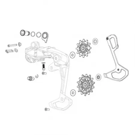 스램 GX T-Type Eagle AXS 변속기 풀리 시스템 3140272144