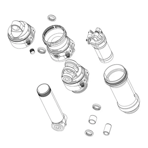 락샥 Vivid Trunnion 50 C1+ 2024+ 리어 쇼크 아이렛 키트 3140374071
