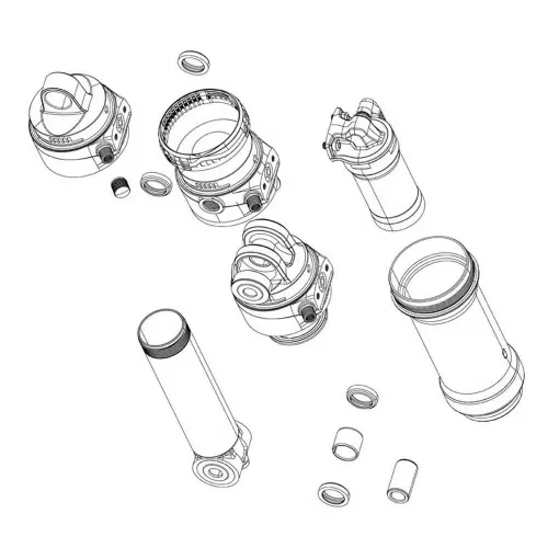 락샥 Super Deluxe Coil B1/Deluxe Coil B1/Vivid Coil C1 쇼크 업쇼바 스프링 클립 3141012214