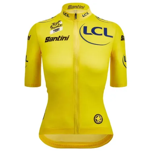 산티니 Tour De France Avec Zwift Yellow 2025 반팔 져지 3141905968