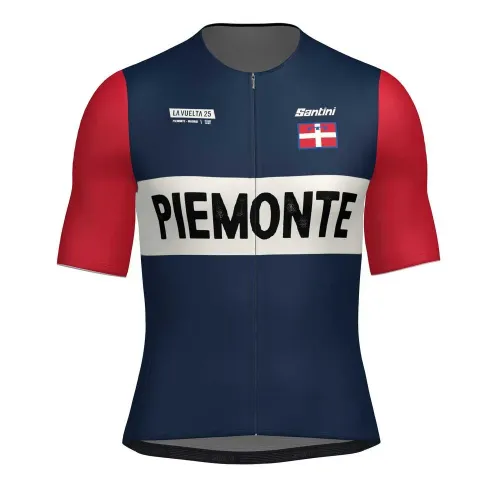 산티니 La Vuelta Grand Salida Piemonte 반팔 져지 3142241268