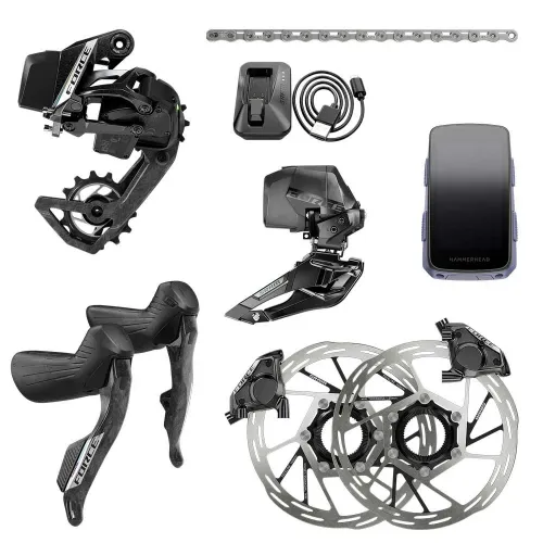 스램 Force e-Tap AXS E1 2x Hidro Flat Mount CL With Hammerhead Karoo 자전거 부품 그룹 3142262548