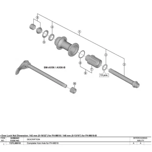 시마노 FH-M678 리어 쓰루 액슬 3142294733