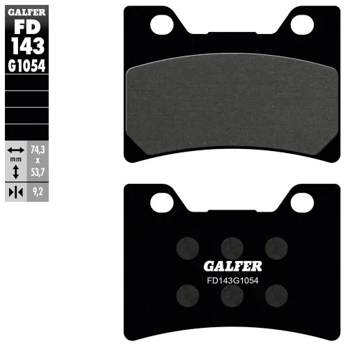 GALFER FD143-G1054 유기 디스크 브레이크 패드 3142309725