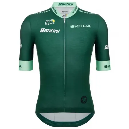 산티니 Tour De France Official Green 2025 반팔 져지 리퍼비쉬 3142533531