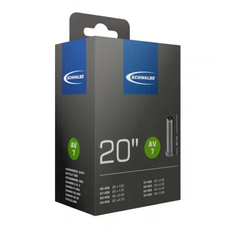 SCHWALBE SCV7 20in Click Dunlop 내부 튜브 3142671140