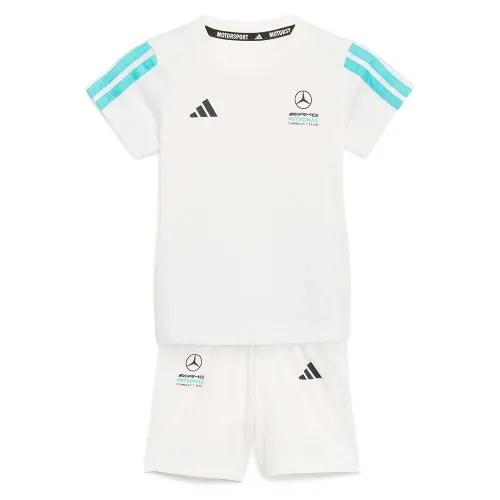 아디다스 Mercedes-AMG Petronas F1 팀 DNA Jogger Short Sleeve 세트 3142712381