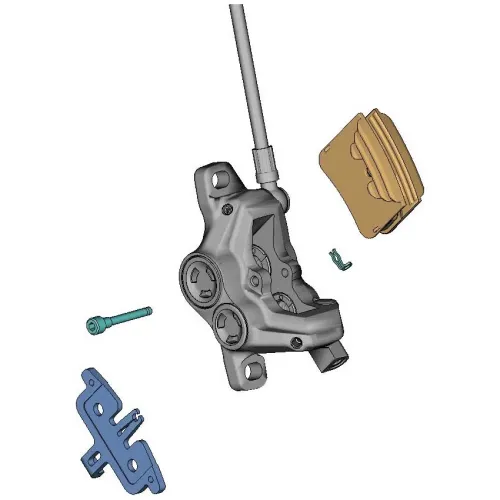 시마노 BR-M9220 디스크 브레이크 패드 스페이서 3142845368