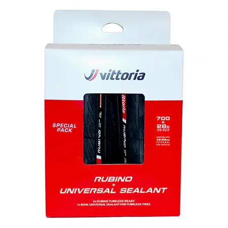비토리아 Rubino V +Sealant 튜블리스 700C x 28 로드 타이어 3142845515