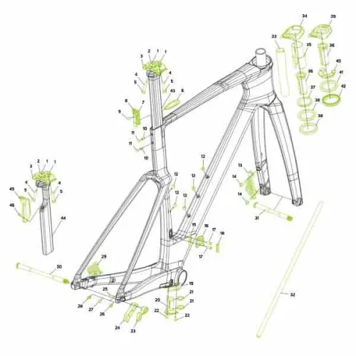 메리다 FSA ACE HR261 스티어링 베어링 3143234640