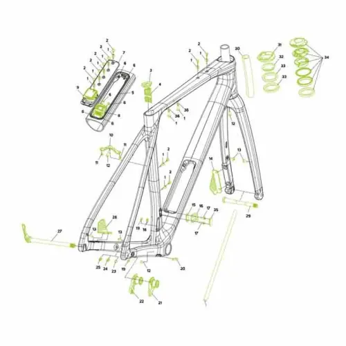 메리다 UDH 시마노 다이렉트 마운트 디레일러 행거 3143234648