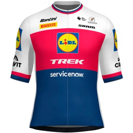 산티니 LIDL-트렉 Italy 내셔널 챔피언 2026 반팔 져지 3143451903