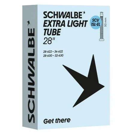 슈발베 SCV15L Xtra 라이트 50 mm 내부 튜브 3143591743