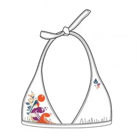 리프 Nalania Halter 비키니 브라 32773