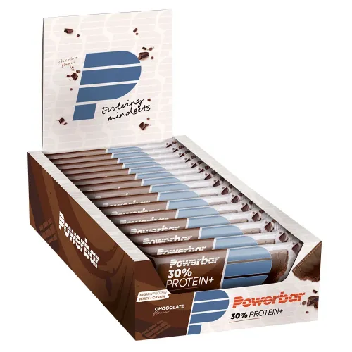 파워바 플러스 30% 단백질 바 상자 초콜릿 55g 15 단위 358777