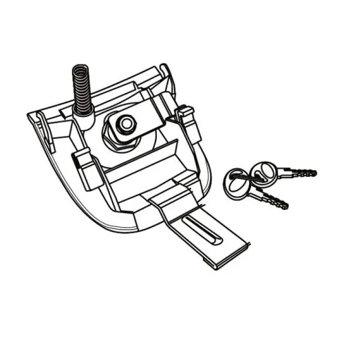 샤드 SH37 상단 케이스 자물쇠 4136277916