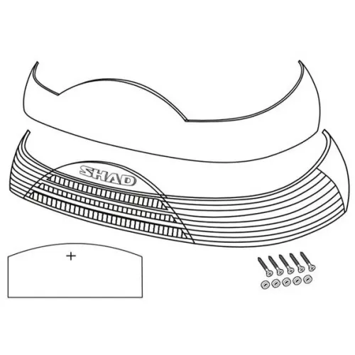 샤드 SH46 탑 케이스 반사경 4137027037