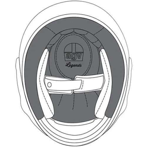 AGV X101 헬멧 이너 패드 4137757653