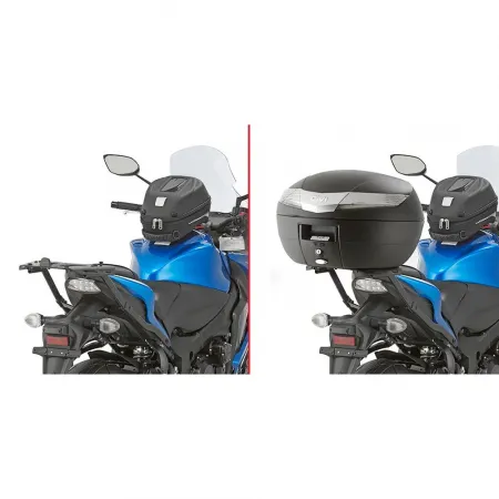 기비 Monokey/Monolock 스즈키 GSX S1000F/GSX S1000 탑 케이스 후면 피팅 4137999712