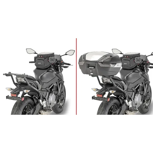 기비 Monokey/Monolock Kawasaki Z 650 탑 케이스 후면 피팅 4137999727