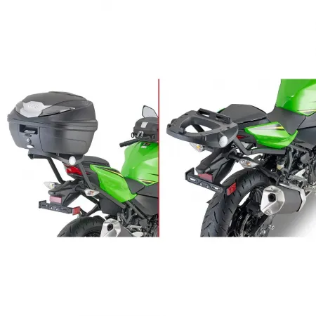 기비 Monolock 가와사키 Ninja 400/Z 400 탑 케이스 후면 피팅 4137999730