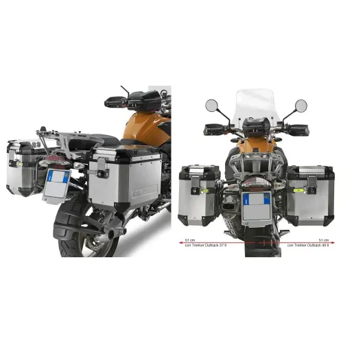 기비 Trekker Outback Monokey Cam BMW R 1200 GS 어드벤처/R 1200 GS 사이드 케이스 장착 4137999884