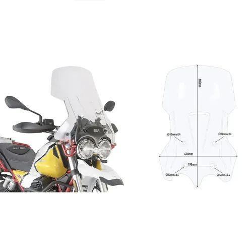 기비 D8203ST 모토굿찌 V85 TT 앞유리 4138008247