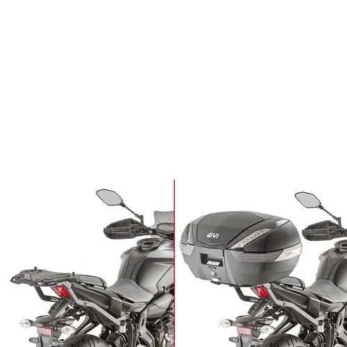 기비 Monokey/Monolock 야마하 MT-07 탑 케이스 후면 피팅 4138043913