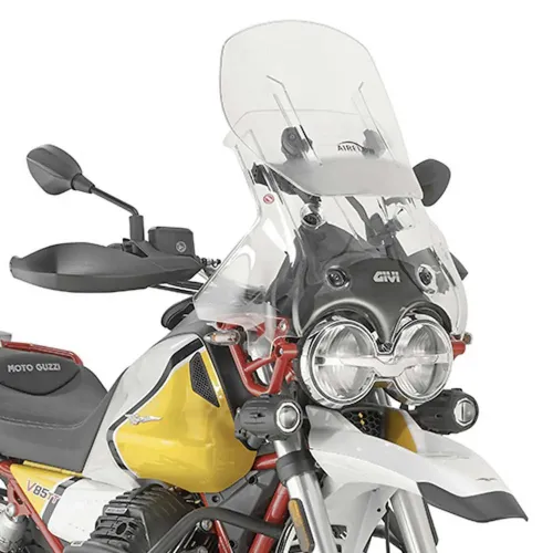 기비 AF8203 에어플로우 모토굿찌 V85 TT 조절 가능한 앞 유리 4138044001