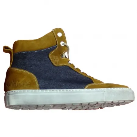헬스톤스 Canvas Armalith-leather Kobe 오토바이 신발 4138549317