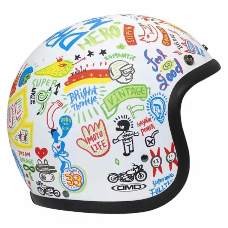 DMD 레트로 오픈 페이스 헬멧 4140762128