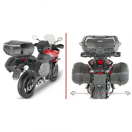 기비 트라이엄프 Tiger Sport 660 2022-2023 V35/V37 Monokey 사이드 케이스 장착 4141004565