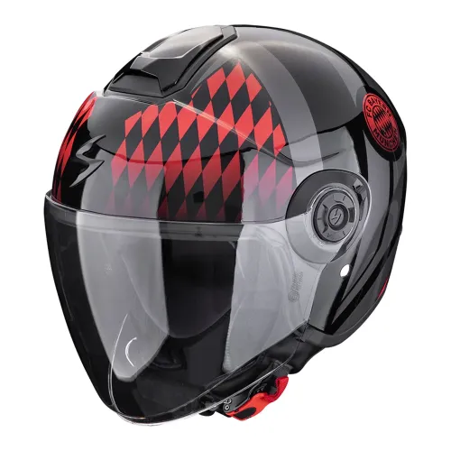 스콜피온 EXO-City II FC Bayern 오픈 페이스 헬멧 4141023013