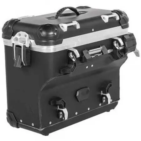 투라텍 ZEGA EVO X And-Black 38/38L Stainless Steel Black Rack 혼다 CRF1000L Africa Twin/CRF1000L ADV Sports 사이드 케이스 세트 4141190345