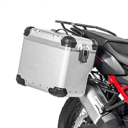 투라텍 ZEGA EVO X And-S 45/45L Stainless Steel Black Rack 혼다 CRF1100L Africa Twin 2021 사이드 케이스 세트 4141190364