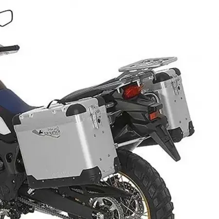 투라텍 ZEGA Pro And-S 31/38L con portamaletas de Stainless Steel 혼다 CRF1000L Africa Twin 2015-2017 사이드 케이스 세트 4141190427