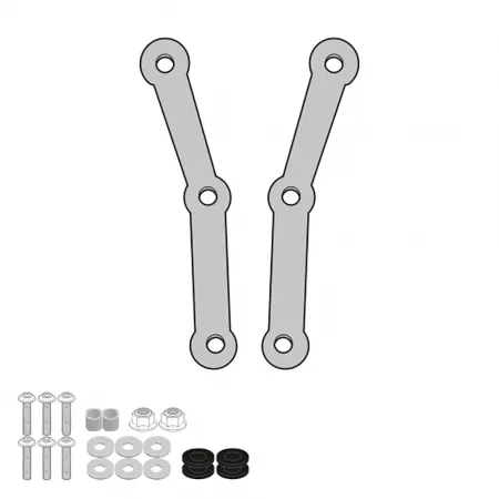 기비 킴코 Skytown 125 2024 D6125KIT 윈드실드 장착 키트 4141934339