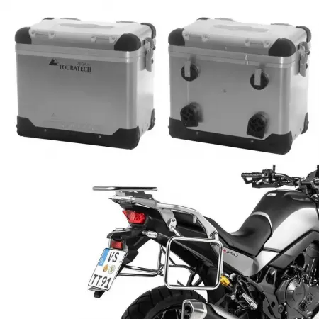 투라텍 ZEGA Pro 45L/45L 혼다 XL 750 Transalp 사이드 케이스 세트 4142547294
