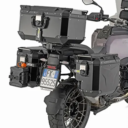 기비 Monokey Cam-Side Trekker Outback BMW R1300GS 2025 어드벤처 사이드 케이스 장착 4142566106