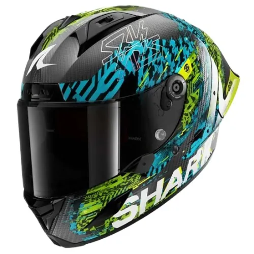 샤크 Aeron GP FIM 레이싱 #2 스피드-Vib ECE 풀페이스 헬멧 4142657285