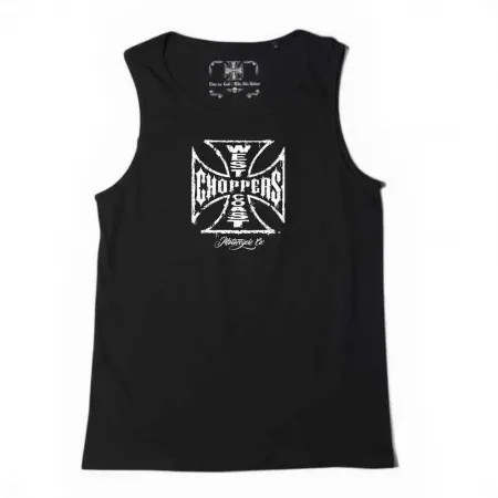 웨스트 코스트 챠퍼스 Worn 크로스 나시 티셔츠 4143351911