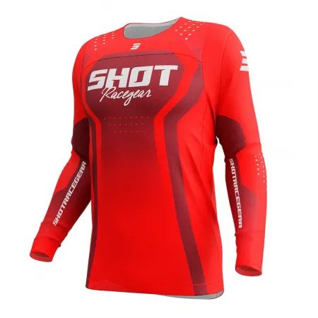 SHOT 레이스 GEAR Contact Stream 긴팔 저지 4143374145