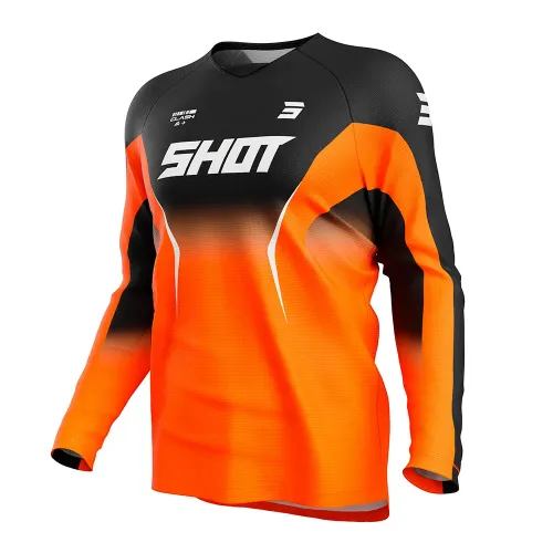 SHOT 레이스 GEAR Draw Clash 긴팔 저지 4143374170
