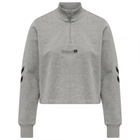 험멜 Legacy Nikka Cropped 하프 지퍼 스웨트셔츠 5138223084