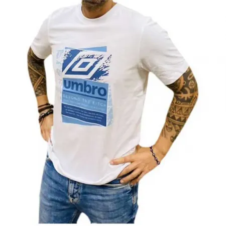 엄브로 Layered Box Logo 그래픽 반팔 티셔츠 5140115260